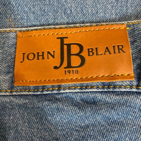 John Blair Jeans Adult 34 Blue Straight Leg Mens Casual 34x32 Cotton - Picture 14 of 16